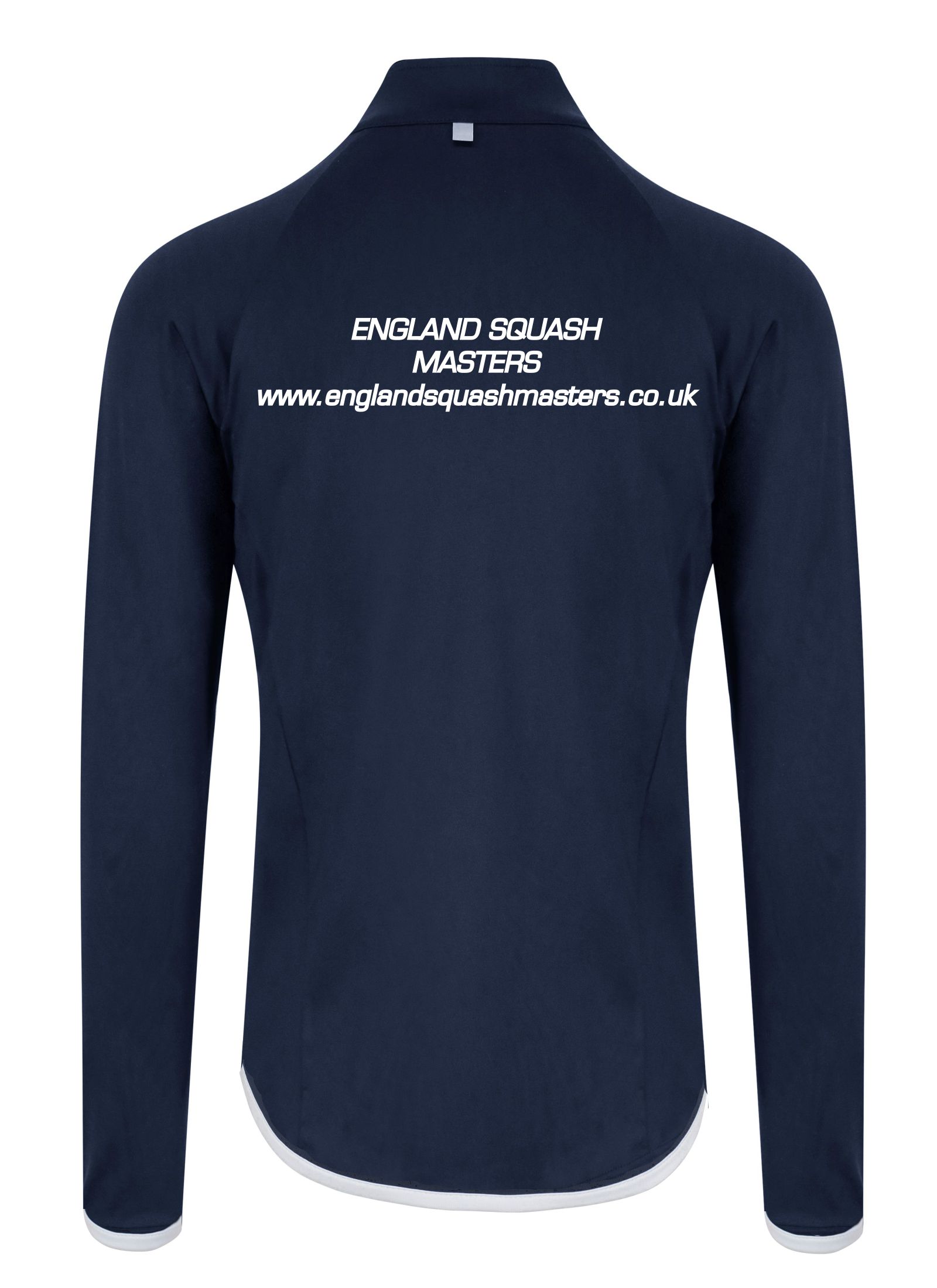 ENGLAND SQUASH MASTERS Men's Coolfit Warm-Up Top - Image 4
