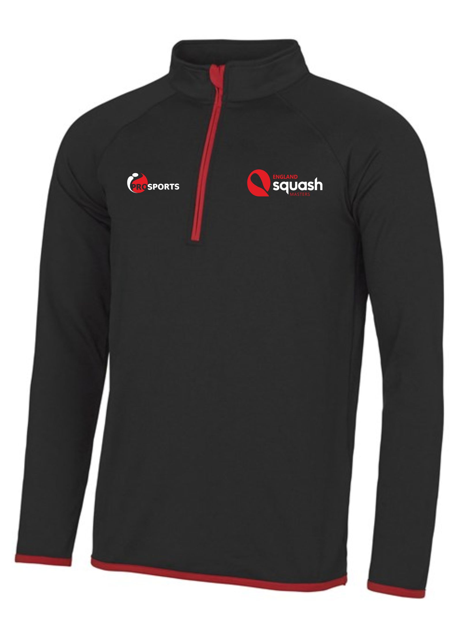 ENGLAND SQUASH MASTERS Men's Coolfit Warm-Up Top - Image 3