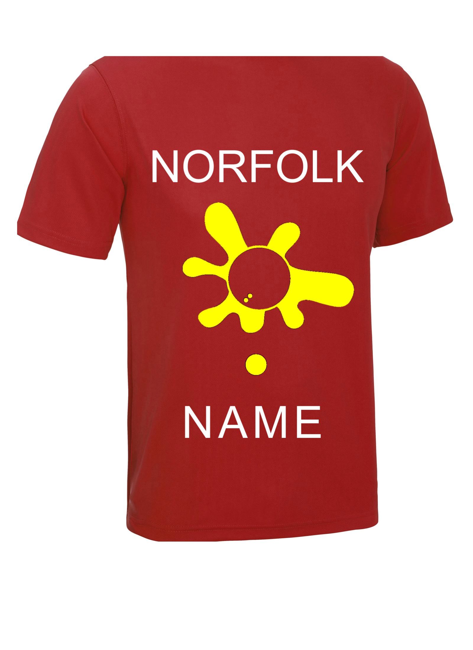 Norfolk Junior Squash Men's Classic Sports T-Shirt - Image 8
