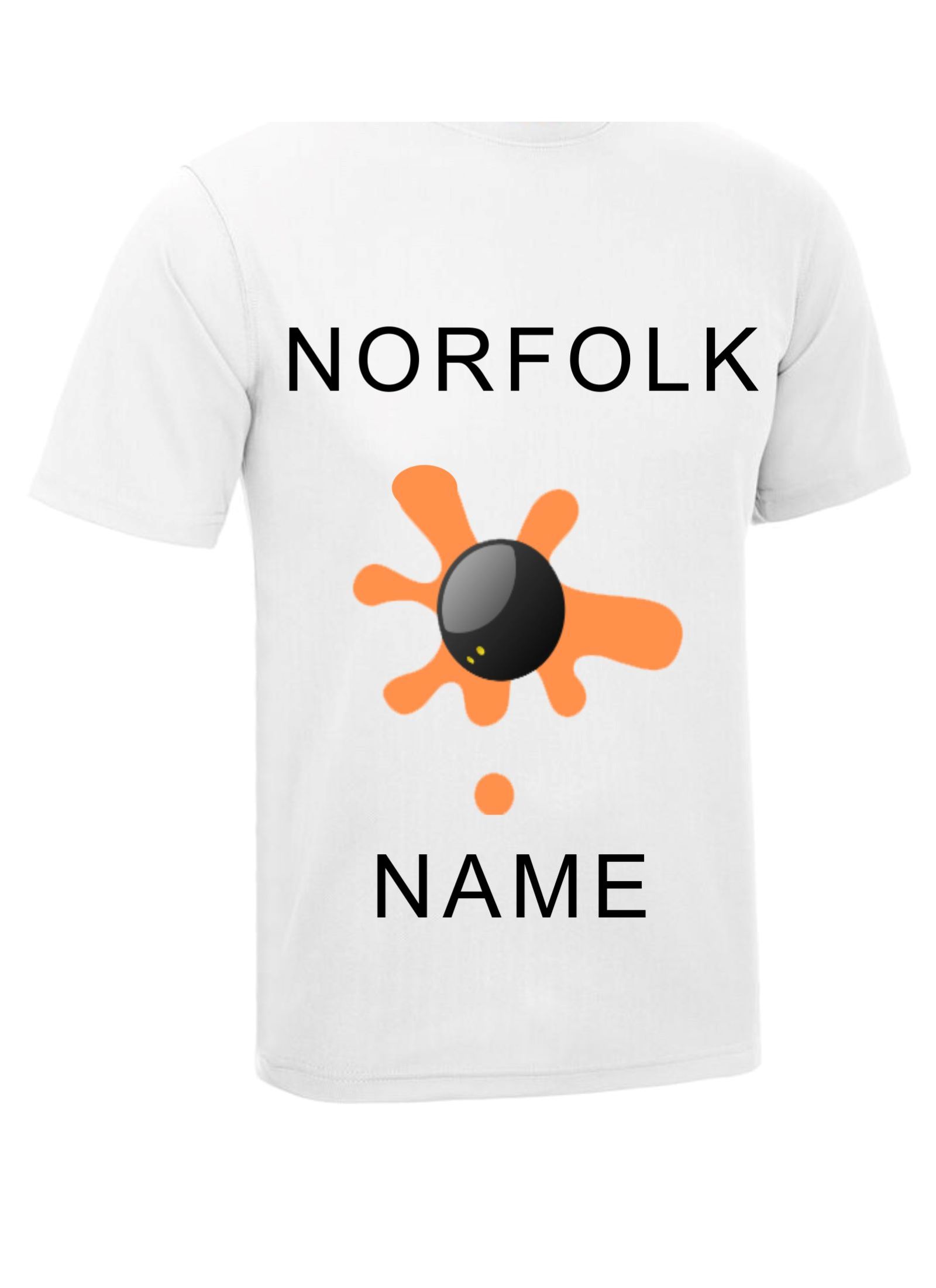 Norfolk Junior Squash Men's Classic Sports T-Shirt - Image 3