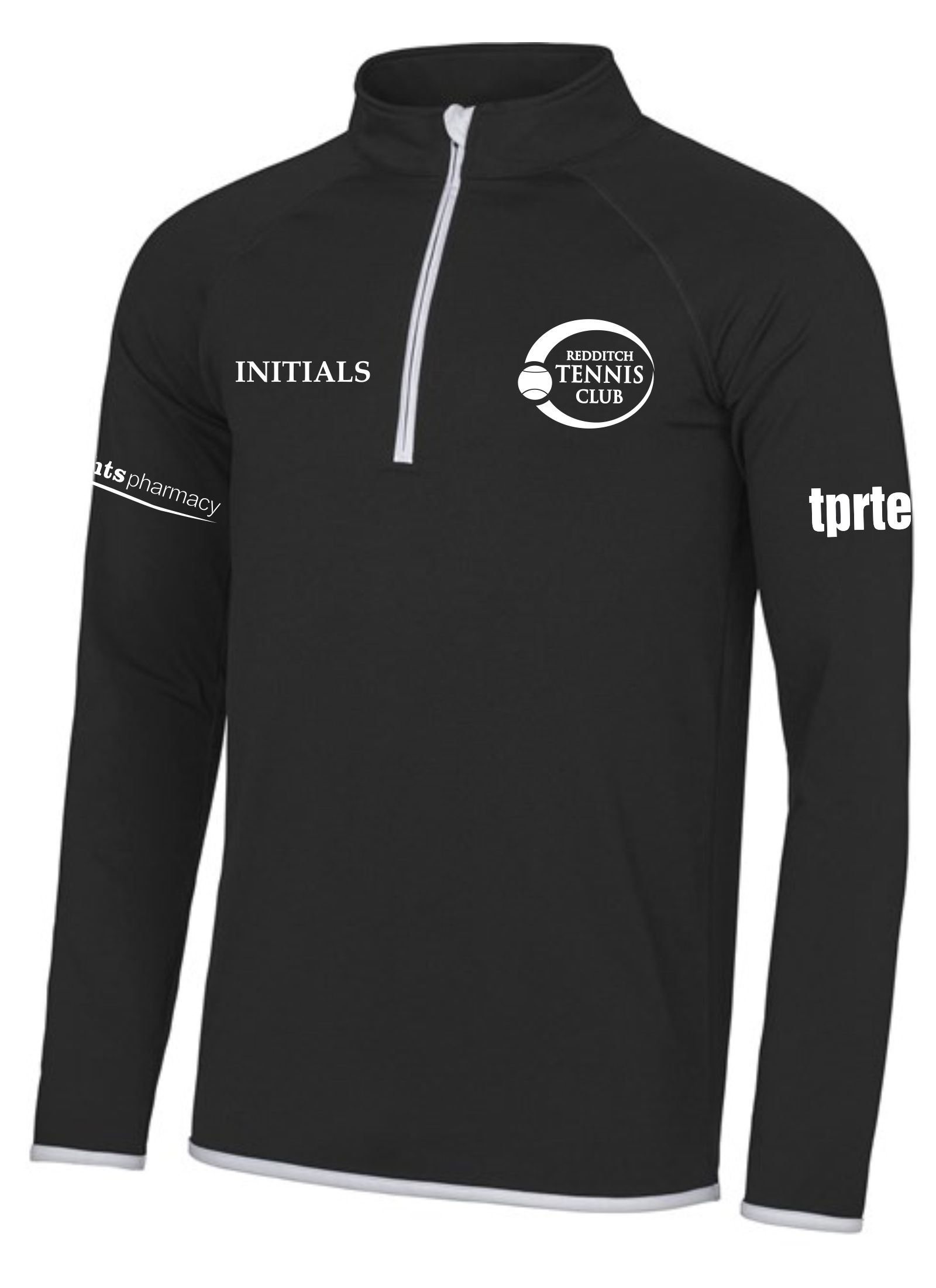 Redditch Tennis Club Men's Coolfit Warm-Up Top - Image 2