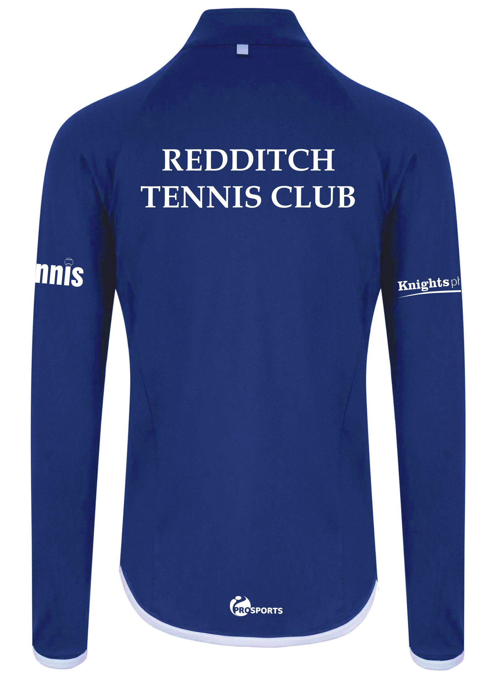 Redditch Tennis Club Men's Coolfit Warm-Up Top - Image 4