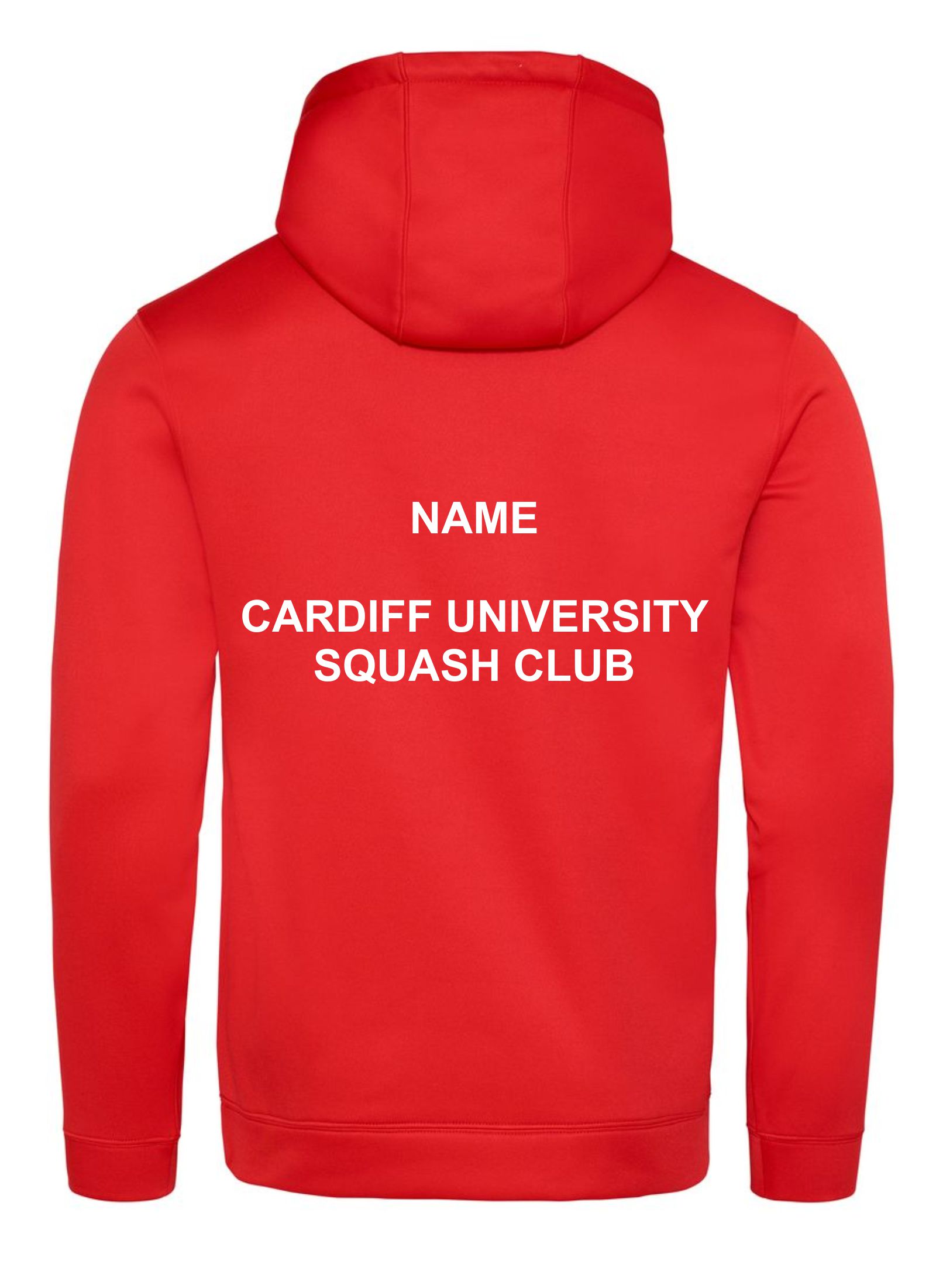 Cardiff University Squash Club Unisex Sports Polyester Hoodie - Image 2